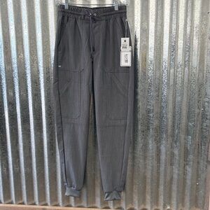 Koi Mens Jogger Scrub Pant-Heather Grey-Short Length